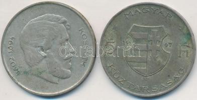 1947. 5Ft Ag "Kossuth" (2x) T:2-