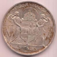 1939. 5P Ag "Horthy-balra" T:2- Adamo P8.2