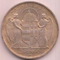 1939. 5P Ag "Horthy-balra" T:2- Adamo P8.2