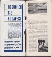 cca 1920-1930 Balatonnal foglalkozó német nyelvű utazási prospektus, 43p /
cca 1920-1930 tourist gui...