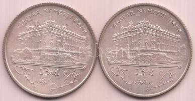 1993. 200Ft Ag "MNB" (2x) T:2-