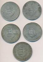 1947. 5Ft Ag "Kossuth" (5x) T:vegyes