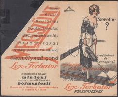 cca 1920-1930 Lux-Turbator takarító gép reklámja
