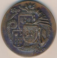 Peternák Gusztáv (1928-) 1980. "Bethlen Gábor" Br emlékérem (45mm) T:2