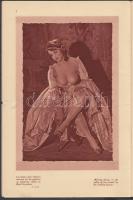 cca 1910-1920 Honni soit..., erotikus fotókat tartalmazó nyomtatvány, 32p