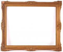 Kissé sérült antik keret, belső: 56×45 cm, külső: 64×54 cm