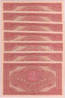 1920. 2K "*" (7x) egymásutáni sorszámmal T:I- hajtatlan