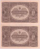 1920. 10K (2x) T:I- hajtatlan