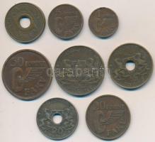 1946-1968. 1Ft-50Ft "B.SZ.K.RT" + "FAÜ" + "FAKV" 8db klf közlekedési bárca T:vegyes