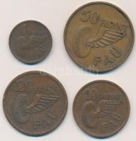 1951-1968. 1Ft-50Ft "FAÜ" közlekedési bárca sor 4klf darabja T:vegyes