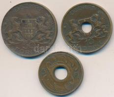 1946-1949. 5Ft, 10Ft, 50Ft "B.SZ.K.RT" közlekedési bárcák T:2-