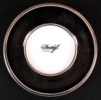 Hollóházi Davidoff mokkás csésze és alj, jelzett, hibátlan