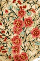 Régi, kézzel festett, aranyozott, perzsa-mintás, komplett Zsolnay süteményes készlet 6 tányér, egy t...