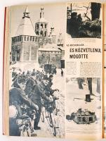 1940-1942 A Signal c. igényes képes magazin nem komplett évfolyamai keménykötésben. Részben német, r...