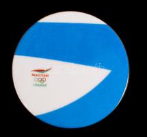 Magyar Olimmpiai Csapat Herendi plakett, díszcsomagolásban, zsebkönyvvel / Olympics Herend plaquette in special box