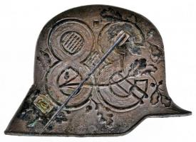 Osztrák-Magyar Monarchia ~1915. "A Császári és Királyi 38. Gyalogezred" nemesfém jelzett e...