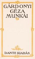 Gárdonyi Géza munkái. 1-40 kötet.
Bp. 1924-1938. Dante. 39 db! Aranyozott kiadói egészvászon-kötésbe...