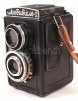 Lubitel 2 fényképezőgép, eredeti tokjában, jó állapotban