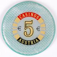 Casinos Austria 5 eurós zseton / Casinos Austria token money