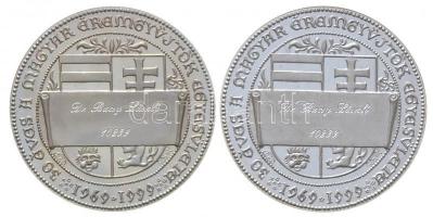 Csóka Zsuzsa (1962-) 1999. "MÉE / Jubileumi tagsági érem - Szent László" névre szóló Ag em...