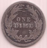 Amerikai Egyesült Államok 1909. 1D Ag T:3 USA 1909. 1 Dime Ag C:F KM# 113