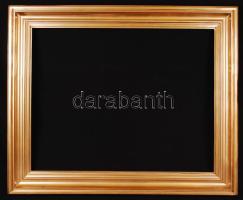 Modern képkeret, fa, újszerű állapotban, belső méret:55,5×68,5  külső: 70×82 cm