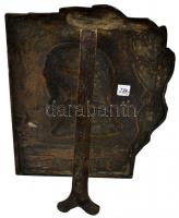 DN "Liszt Ferenc 1811-1886" Br emlékplakett támasztékkal, szign.:Droth fémöntöde Miskolc (...