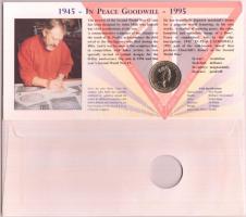 Nagy-Britannia 1995. 2Ł "50. évfordulója a Második Világháborúnak" felbélyegzett borítékka...