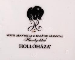 Szász Endre által tervezett Hollóházi porcelán bonbonnier / Faces designed by Endre Szasz Hollohaza ...