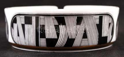 Szász Endre által tervezett Hollóházi porcelán hamutartó / Faces designed by Endre Szasz Hollohaza c...