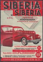 cca 1940 Siberia fagyálló folyadék 2 db reklámnyomtatvány Klösz Gy. nyomdája