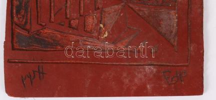 FDP jelzéssel: Linómetszet nyomóforma 10x18 cm