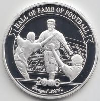 Uganda 2006. 2000Sh Ag "A labdarúgás halhatatlanjainak csarnoka - Portugália 2000-es évek / Lui...