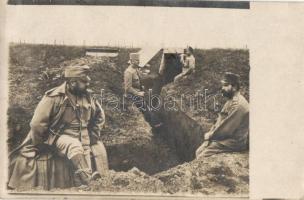 1915 Boljevci, WWI, lieutenant Zorvúbow and his soldiers photo (EK)