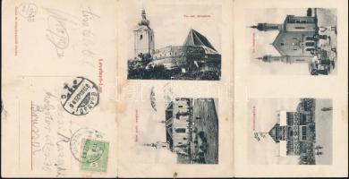 Sepsiszentgyörgy with synagogue, leporello (b)