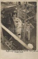 SMS Novara, on the board, mariners, photo