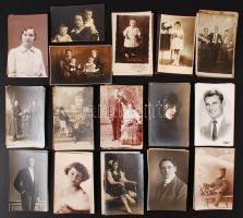 cca 1920-1940 53 db műtermi fotó