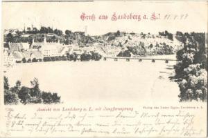 1899 Landsberg am Lech, Jungfernsprung