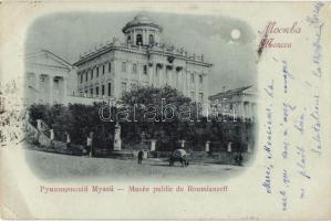 Moscow, Moscou; Musée public de Roumianzeff / museum (EK)