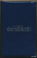 Franciaország 2000. 1c Acél - 100Fr Ag 11db-os forgalmi sor dísztokban és tanúsítvánnyal T:PP France 2000. 1 Centime Steel - 100 Francs Ag set with 11pcs of different coins in original case with certificate C:PP