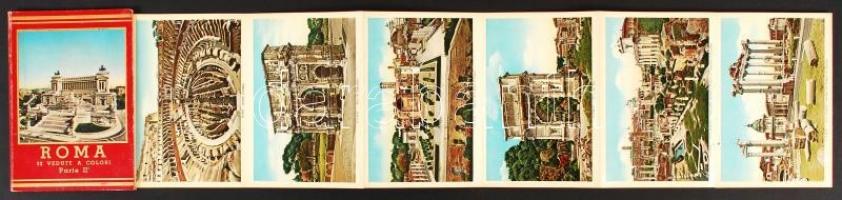 cca 1900 Roma 32 lapos képes leporello /* Leporello with 32 photos