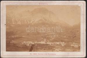 cca 1890 Cortina in Tirol fotó / photo 17x12 cm