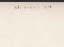 cca 1930-1935 Kinszki Imre (1901-1945): Libák élete, pecséttel jelzett, feliratozott vintage fotó, 1...