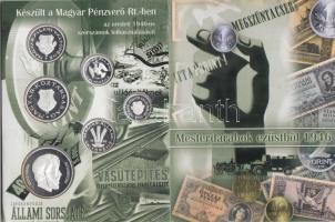 2006. "Mesterdarabok ezüstből 1946" 1946. 2f-5Ft Ag (6xklf) forgalmi sor utánverete eredet...