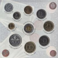 1997. 50f-200Ft 10klf db, benne 200Ft Ag "Deák", szettben T:BU Adamo FO30