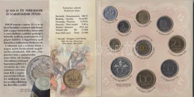 1998. 50f-200Ft 10klf db, benne 2klf 100Ft és 200Ft Ag "Deák" + 1db 100Ft "1848-49-es szabadságharc" szettben T:BU Adamo FO31
