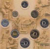 1999. 50f-100Ft 8klf db, szettben "75 éves a Magyar Nemzeti Bank" T:PP Adamo FO32