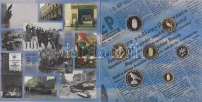 2006. 1Ft-100Ft "1956-os Forradalom" 7klf db dísztokos szettben T:PP
