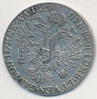 1829E 3Kr Ag T:3,2-  Huszár: 2006., Unger III: 1392b