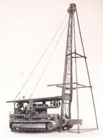 1938 Olajfúró és bányász gépeket gyártó vállalat képes naptára bőrkötésben / Oil mining machines cal...